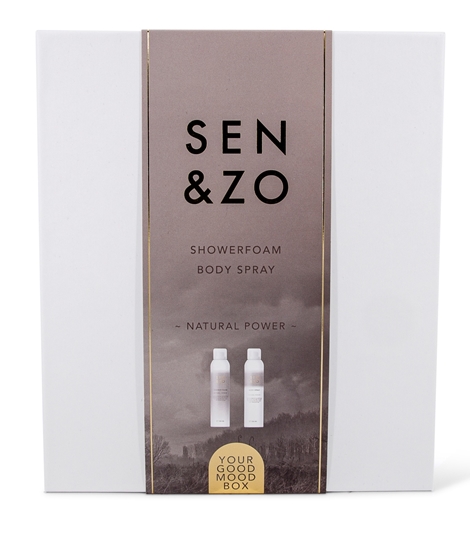 SENZO LUXE CADEAUBOX NATURAL POWER SHOWERFOAMBODYSPRAY